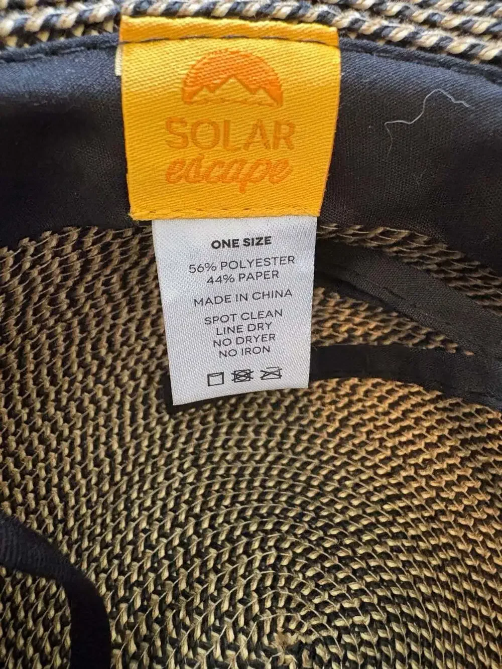 Solar Escape UV Grasslands Hat UPF 50+ Wide Brim Packable Sun Hat NWT